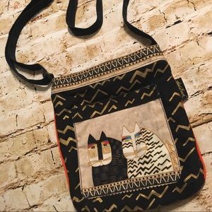 Laurel Burch cat lady bag! Excellent condition